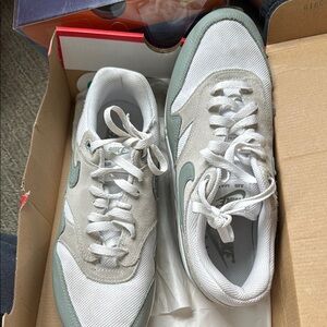 Nike Air Sneakers in White and Gray